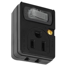 節能分接插座，多孔省電安全插座，居家辦公節能首選, 22款- (黑)節電1開2插分接器, 1個, 1mm