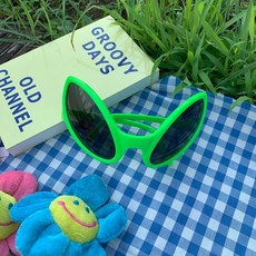 派對用外星人造型太陽眼鏡, 綠色