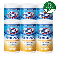 크로락스 세정살균티슈 75매 시트러스블렌드, 6개