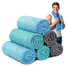 SOOWASH 운동용 극세사 체육관 타월 땀 타월 땀 흡수 운동 장비 박테리아 제거 빠른 건조 여성 및 남성용 핫 요가 운동 40.6 x 68.6cm(16 x 2, 블랙/블루/틸