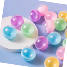 반투명 빈 원형 추첨 볼 뽑기 캡슐 통 45mm DD-11998 cha*220wl, 상세페이지 참조