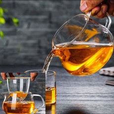 내열유리 차포트 500ml 차망포함 티망주전자