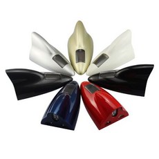 四月科技能源 光控太陽能鯊魚鰭 遙控拆卸 防追尾激光燈 汽車燈天線裝飾燈