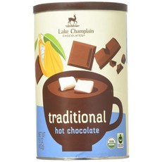 Lake Champlain Chocolates 코코아 파우더 가루 레이크 샴플레인 초콜릿 전통 핫 16 온스, 1개, 453g, 473ml