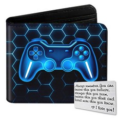 RoaCAP 모자 청소년용 남아용 지갑 쿨 지갑 게임패드 및 기하학적 컴팩트 213180