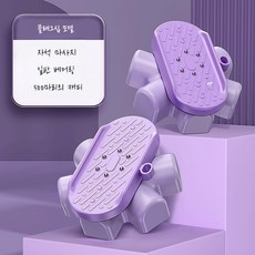 허리운동기구 회전보드 다리근력 분리형 실내 코어운동 홈트용, A. 플래그쉽퍼플마그넷마사지일반베어링베어링250kg