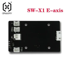 Artilley 3D 프린터 예비 부품 SW-X1 X E 축 압출기 PCB 모터 헤드 교체 20 케이블 어댑터 V1.5, 01 E Axis PCB, 01 빠른