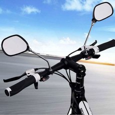 자전거사이드미러 반사경 후사경 전차종 SAN_18502678, 1개, 프리미엄 자전거미러2P