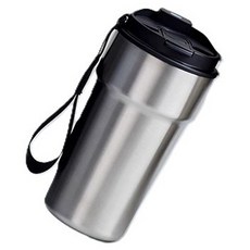 올레이크스 더블 드링크 316 스테인리스 보온병, 1개, 500ml, 록 블랙 1개, 500ml, 록 블랙