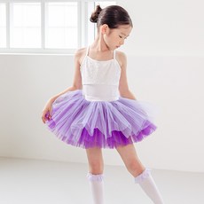 ATB-5705-화이트 끈 레오타드 화이트 아떼르발레