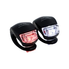 WISHPICK LED 경량 2구 자전거 안전등 2개세트 자전거등