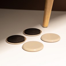 ZIO-BIZ 가구 이동 슬라이더 4P / 무거운 가구옮기기 마루보호 스크래치방지 가구이동 가전이동 가구운반 냉장고 세탁기 이동 충격방지패드 층간소음해결방법, 1개