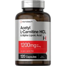 아세틸L 카르니틴 HCL 알파리포산 1200mg ALC ALA Complex, 2개, 120정
