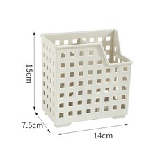 家用分格廚房瀝水筷子收納桶防黴壁掛架餐具勺叉收納盒, 1個, MDJ-2615