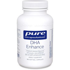 Pure Encapsulations DHA增強軟膠囊, 180顆, 1罐