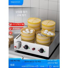 기계 온장고 스팀기 소형 찐빵기계 스팀 전기찜기 업소용 만두찜기, B_수부족 경보 표준 2구 증기 포장로