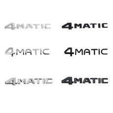 벤츠 호환 4MATIC 4매틱 레터링 엠블럼 모음, 구형-4매틱(블랙), .