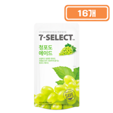 동서웰빙 착한 청포도에이드 파우치음료, 16개, 320ml