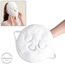 자극없는 얼굴 수면 마스크 모공열어주는 부드러운 페이스 스팀 마스크 홈케어, 1개