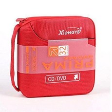 XINGYE CD/DVD 收納包 32片裝, 1個, 雄業紅色32片
