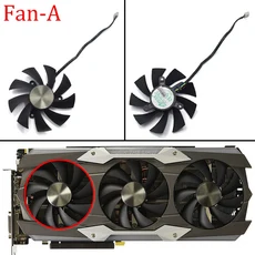 87MM GA92S2U GTX 1080Ti 기존 Cpu 쿨러 팬 ZOTAC AMP EXTREME 11G 그래픽 카드 냉각 교체, 01 Fan - A