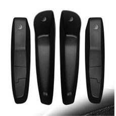 LUCKEASY 테슬라 사이버트럭 2024 2025 도어 사이드 보관 박스 인서트 트레이 TPE 액세서리 블랙 4피스 전면 후면 슬롯 정리함, Safixion 테슬라 모델 Y 주니퍼 2025 전면