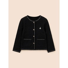 빈폴 키즈 클래식 저지 트위드 자켓재킷 &치마바지 투피스 세트 블랙 BI5971G925 305431