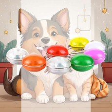 LED 팬던트 색상랜덤 차량주의 야간이동 식별 시인성강화 위치표시 산책보조, 1