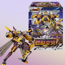 메탈카드봇W 팬텀호넷 변신로봇 장난감 남아 합체로봇 장난감 메탈카드봇 시리즈, 1개, 혼합색상