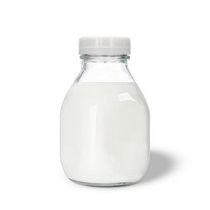 따다닥 사각 주스 밀폐 유리병 300ml 음료수병 공병 용기, 1개