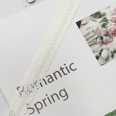 [마이원단] sc2982 2cm 스판 레이스 아이보리, 1개