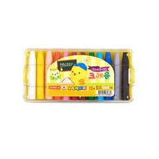 동아 노랑병아리 크레용, 12색, 1세트