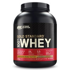 OPTIMUM NUTRITION 歐恩 金牌乳清蛋白粉 巧克力花生醬風味, 1個, 2.27kg