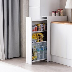 리센트 랩소디 핸들리스 슬라이딩 틈새 수납장200, 좌측형, 랩소디 핸들리스 슬라이딩 틈새 수납장 300