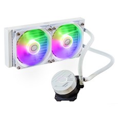 Coolermaster MASTERLIQUID 240L CORE ARGB 白色版一體化CPU水冷, 1個