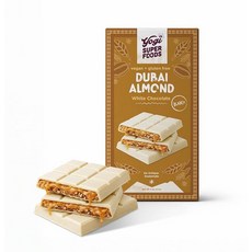 Yogi Super Foods Dubai Pistachio White Chocolate – Vegan Gluten Free Coconut Milk White Chocolate, White Chocolate Almond