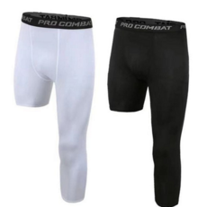 남성 언발란스 레깅스 트레이닝 하의 7부 남성 스포츠 레깅스 바지