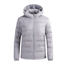 秋冬季連帽輕薄羽絨服，保暖超輕白鴨絨上衣，女款石墨烯鴨絨襖，短款運動羽絨大衣外套