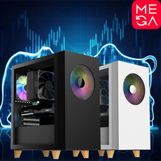속도 빠른 주식용 컴퓨터 HTS 코인 해외선물 거래용 주식 전용 PC 본체 견적, 화이트, 주식용 2번, 256GB, 16GB, Free DOS, 라데온 VEGA8, 라이젠5-5500GT