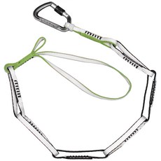 Rock Empire Flexi Chain dyneema 環式繩鍊 8個圈 120公分 24KN, 綠色，白色和黑色