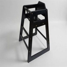 신생아 하이 체어 식탁 의자 쿠션 접이식 업소용 조립식, 내추럴