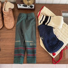 DUNGAREE 女童春秋款磨毛加絨打底褲長褲