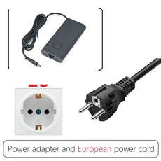 새로운 19.5V 6.67A 130W 4.5*3.0 AC 노트북 어댑터 충전기 DELL XPS 15 9530 Precision M3800, 04 EU Plug