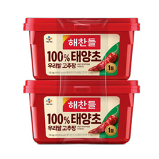 해찬들태양초고추장 2, 1.8kg, 1개