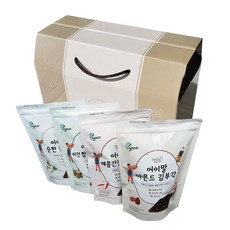 남원 비건김부각 4종 5팩 선물포장(순한2 아몬드 매콤간장 짭짤한) 엄마와 딸이 만드는맛, 5개, 50g