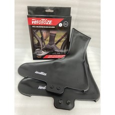 『時尚單車』 VELOTOZE Road 2.0 快扣款 公路自行車長鞋套 防水套 防水罩 防塵 防水橡膠 鞋套, 白M
