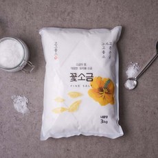 고고좋소 하늘꽃소금 고운소금 식당용 업소용 요리용, 3kg, 1개, 3ml