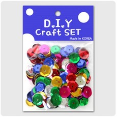 EP 공예재료 비즈 스팡클 육각 (소량포장)