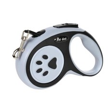 중형견용 개목줄 고양이 리드줄 자동 신축 강아지 견인줄 야외 산책용품, 1개, 5. Black 5m