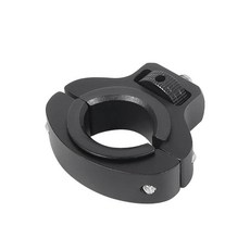 鋁合金自行車夾 22-32mm管徑運動攝影支架, 1個, 黑色